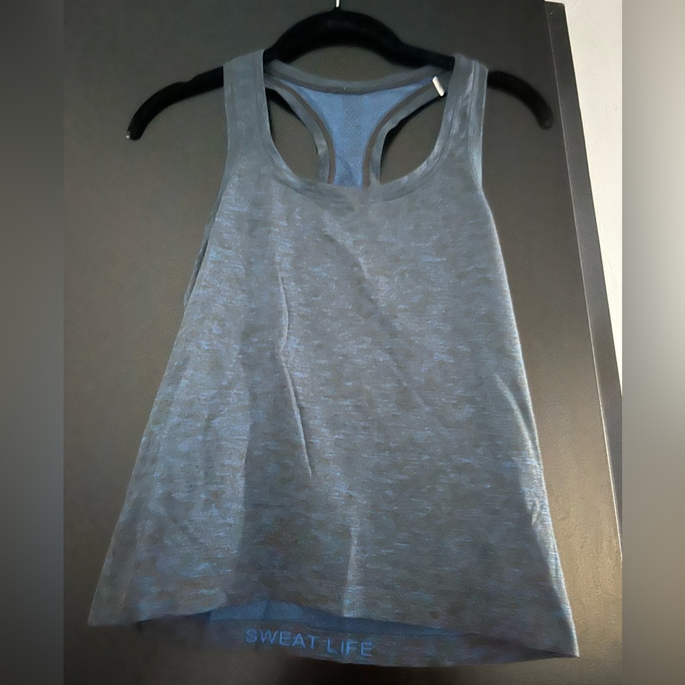 lululemon athletica blue Tank Top